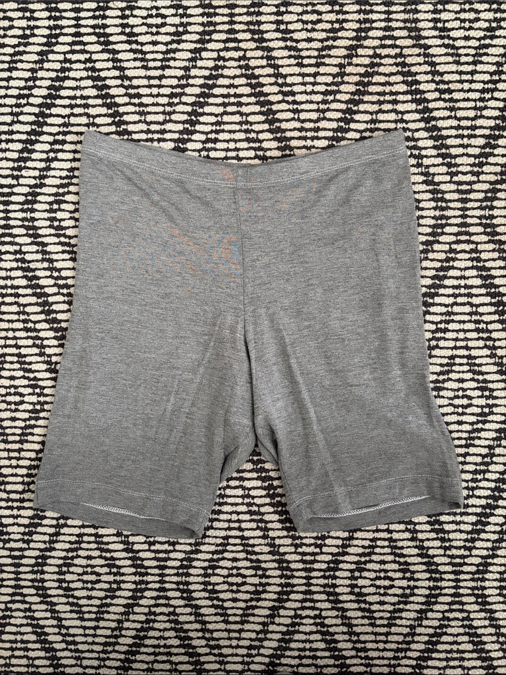 Mary Young Grey Lounge Biker Short Size Medium